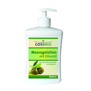 cosiMed Massagelotion mit Olivenöl, 500ml  Dosierspender