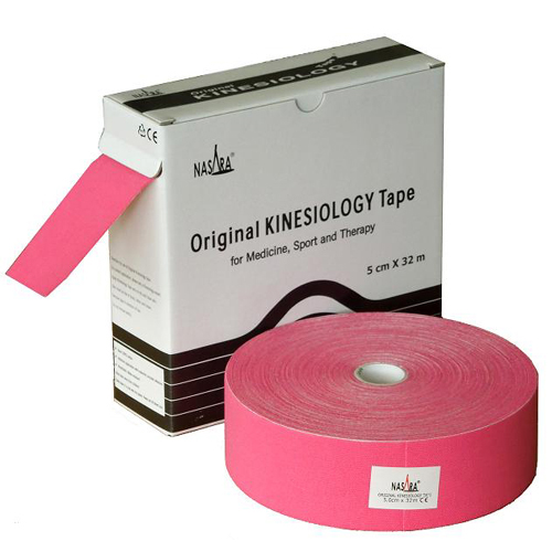 Kinesiologisches XXL Tape, 5 cm x 32 m, pink