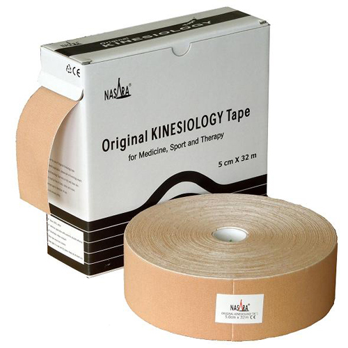 Kinesiologisches XXL Tape, 5 cm x 32 m, beige
