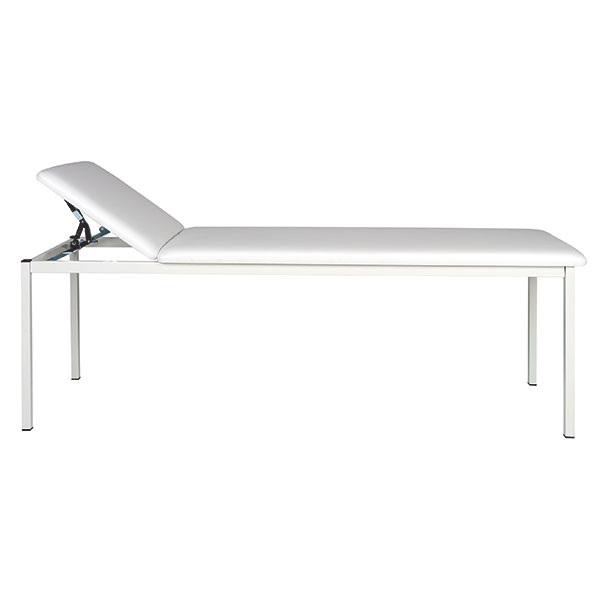 Untersuchungsliege Economy,  Gestell beschichtet: grauweiß - RAL 9002