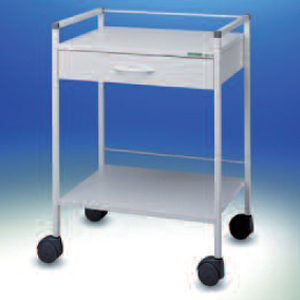 Vielzweckwagen 08/16, weiß lackiert, 1 Schublade