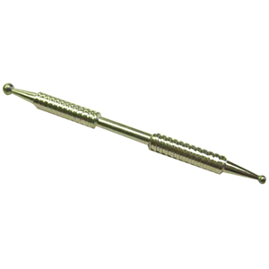 Meridianmassagestab, Metall, 10 cm lang Kugeln mit ca. 3 und 5 mm
