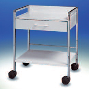 Vielzweckwagen Variocar, verchromt,mit 1 Schublade