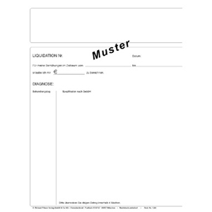 Rechnungsblock für Heilpraktiker, DIN A4