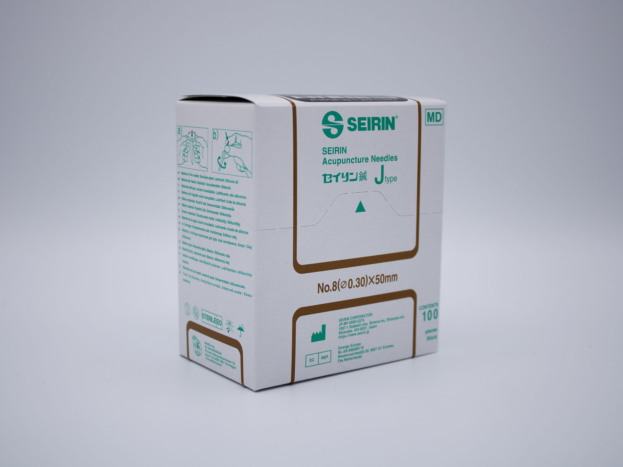 Seirin-Nadel J-Typ, 0,30x50 mm